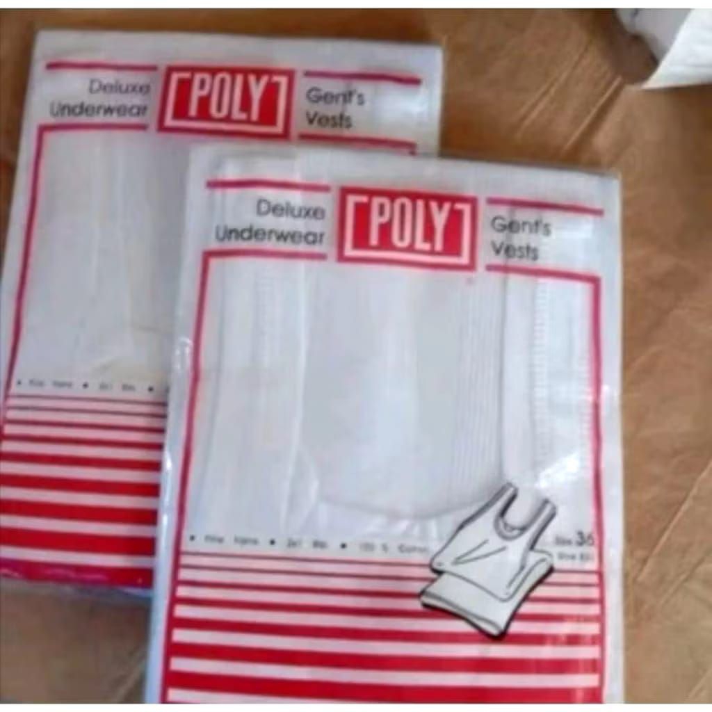 Singlet poly kaos dalaman pria murah original