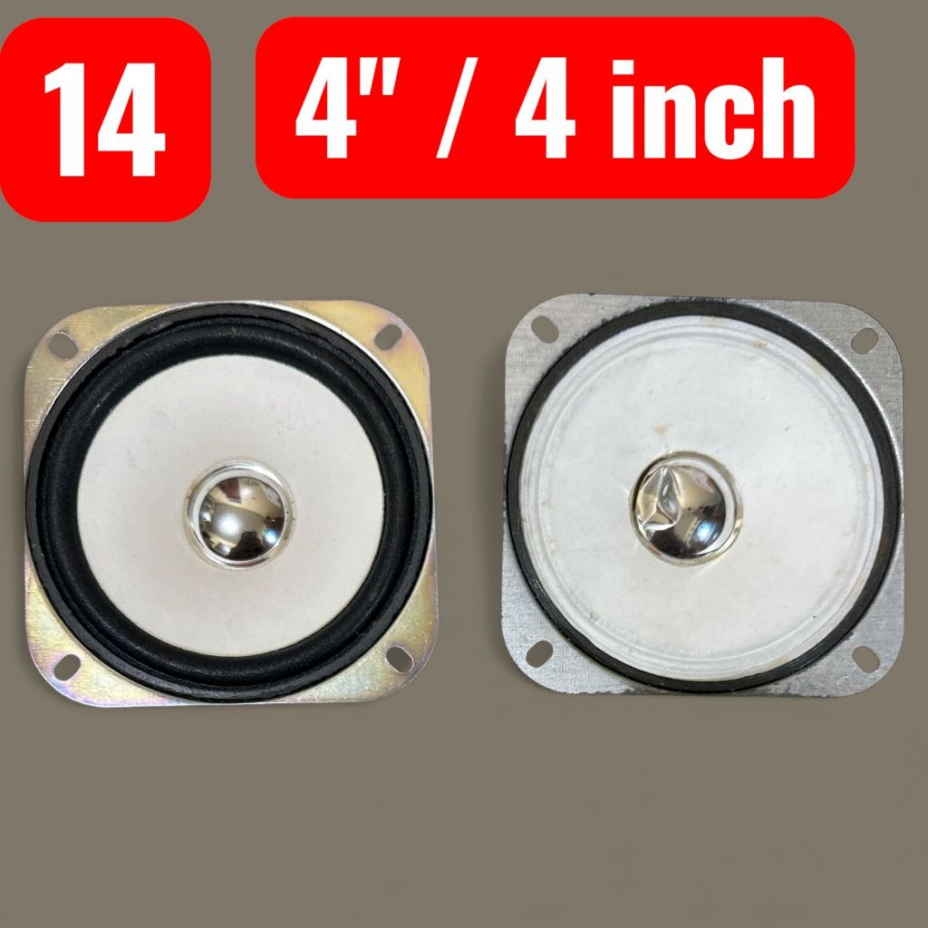 TERMURAH SPEAKER COPOTAN 4" 4IN 4INCH DENGAN DUDUKAN BAUT SPEAKER DIY SPAREPART SPEAKER 4INCH 14