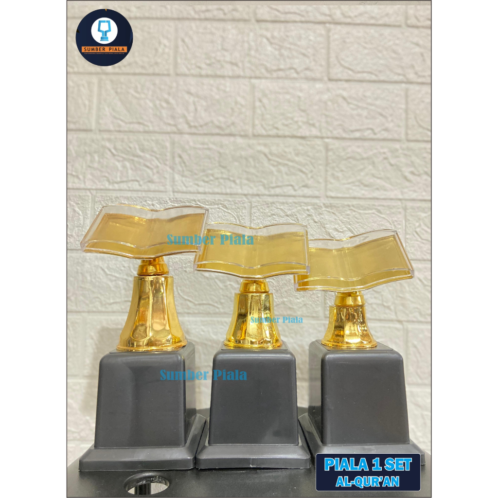 PIALA AL-QUR'AN 1 SET / PIALA MTQ MURAH