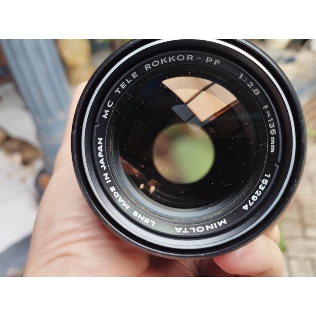 Lensa manual fokus minolta MC tele 135mm f/2.8