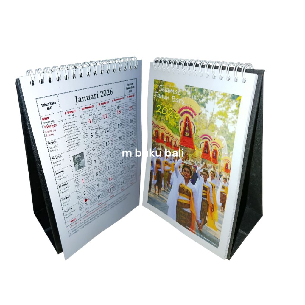 Kalender Meja Bali 2026 Foto Bali