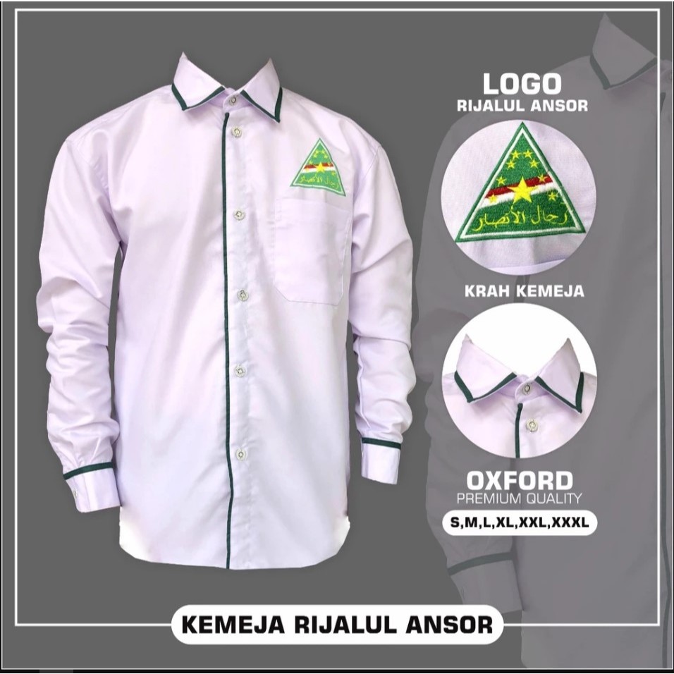 Kemeja Rijalul Ansor Kemeja Ansor Kemeja Pria Rijalul Ansor