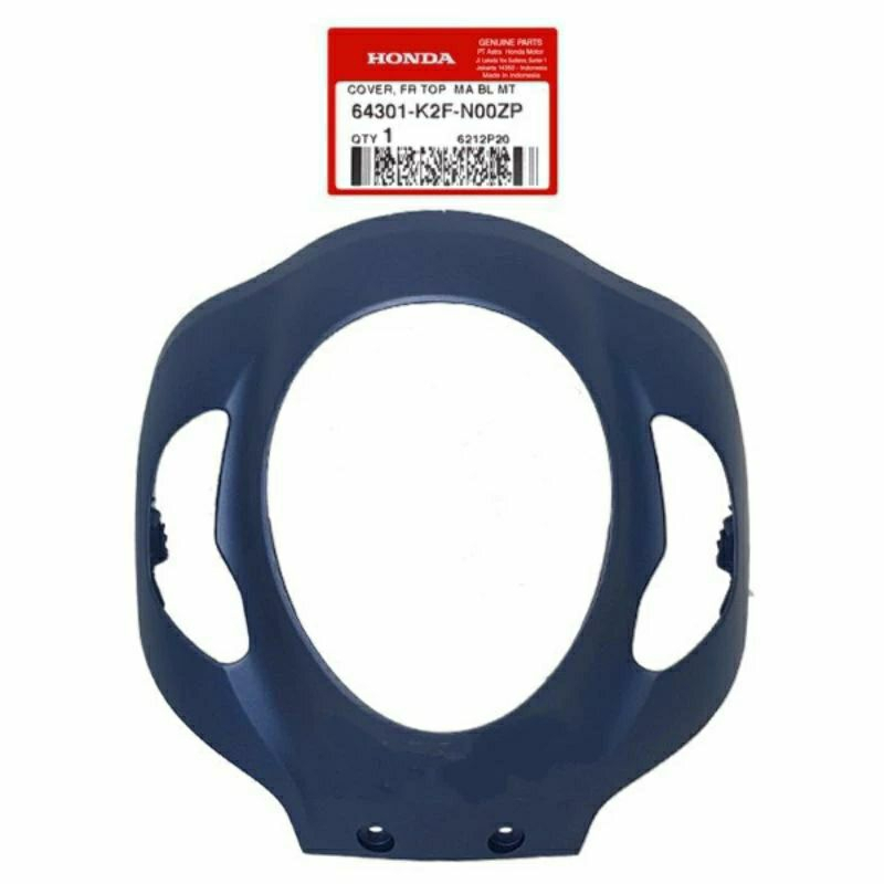 64301-K2F-N00ZP Cover Front Panel Tameng Lampu Depan Scoopy eSP K2F 2020 -2024 Biru Dof