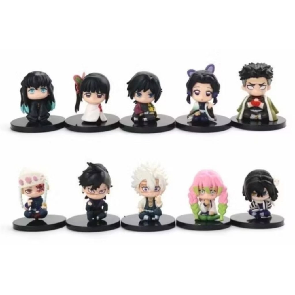 Figure Sitting Demon Slayer Infinity Castle Recast Chibi Hashira Shinobu Kocho Kanao Giyu Tomioka Ge
