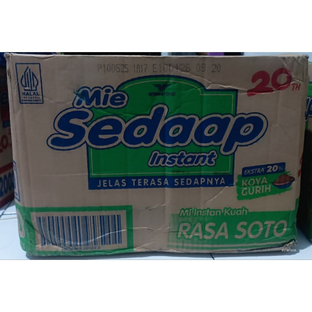 Mie Sedap Soto 1 dus