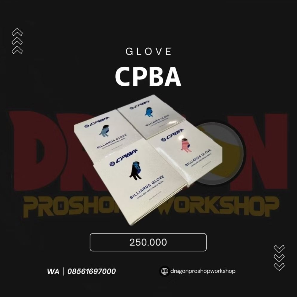 Glove CPBA / Sarung Tangan Billiard / CPBA Professional