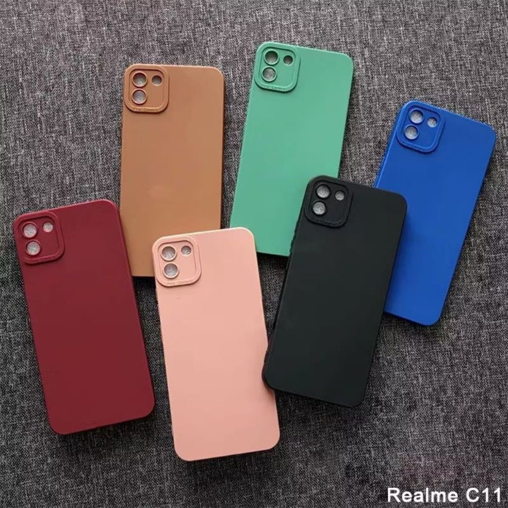 Case Silicone Pro Camera Realme C11 2020/C11 2021 SoftCase Terbaik