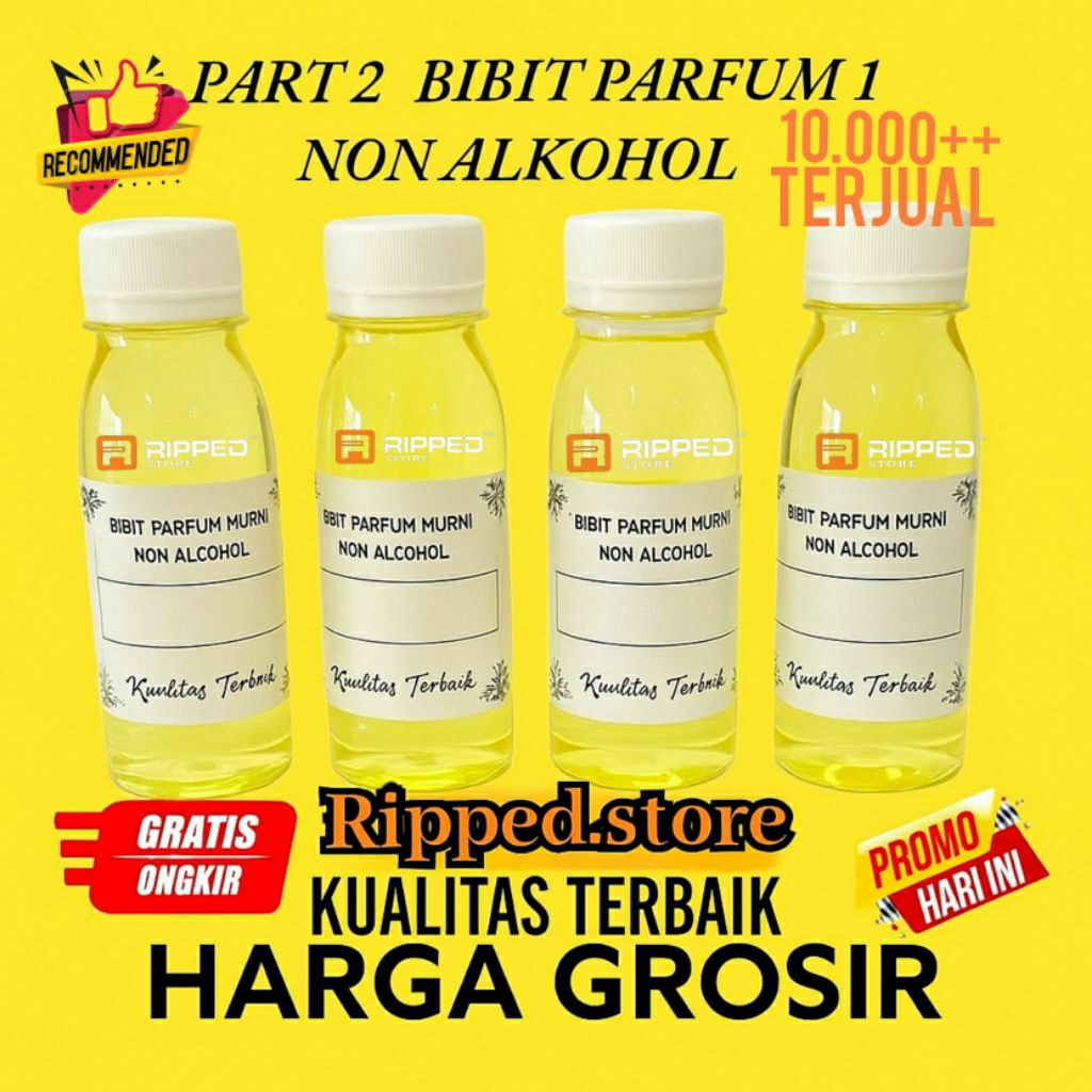 Bibit Parfum Murni Non Alkohol 100ml || Untuk Roll On & Spray