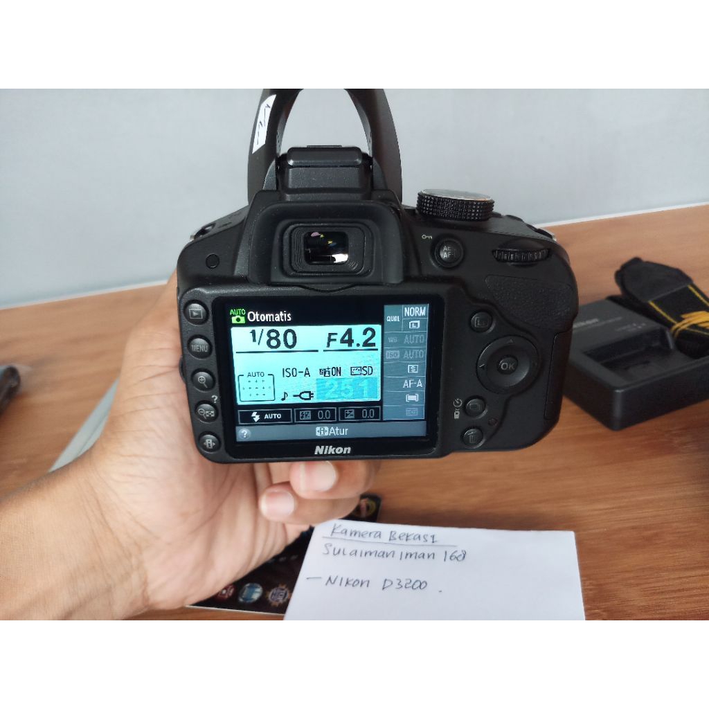 Kamera Nikon D3200 Bekas mulus
