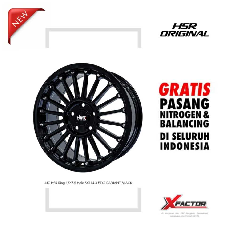 VELG MOBIL HSR R17 HSR JJC R17X7.5 H 5X114,3 ET42