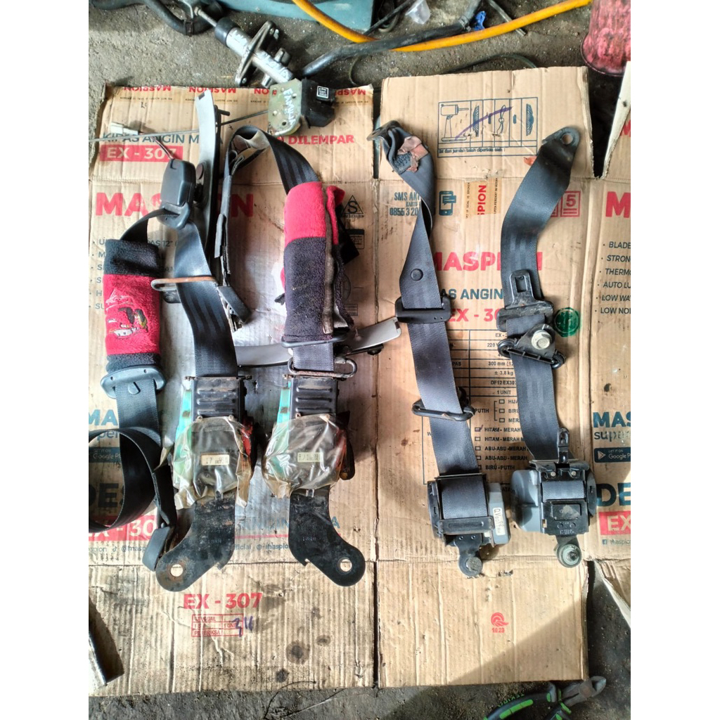 Sabuk Pengaman Seat Belt Mazda Familia Safety Belt Mazda Familia Original