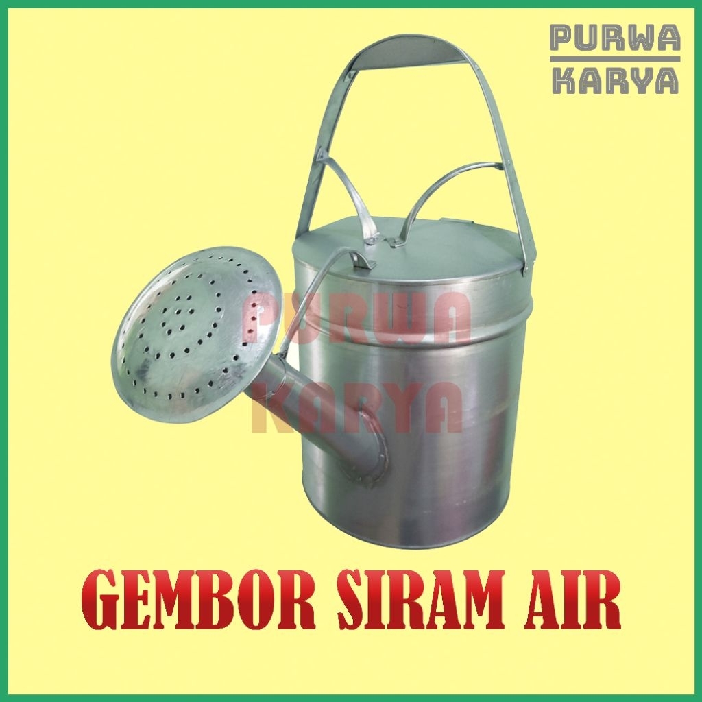 PROMO Gembor Siram Tanaman Bahan Seng Tebal / Siraman Bunga / Watering Pot