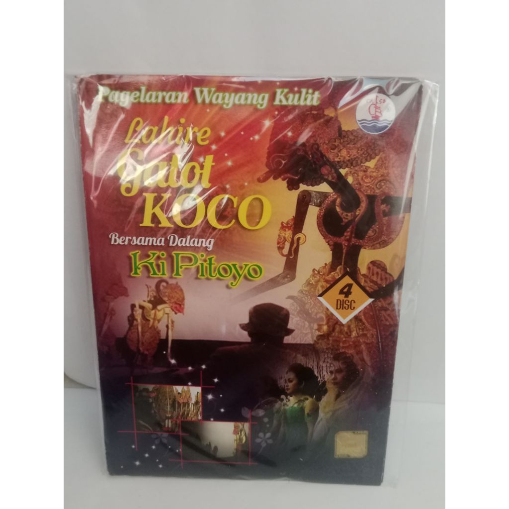 VCD Wayang Kulit Dalang Ki Pitoyo Lahire Gatutkoco 4 Disc