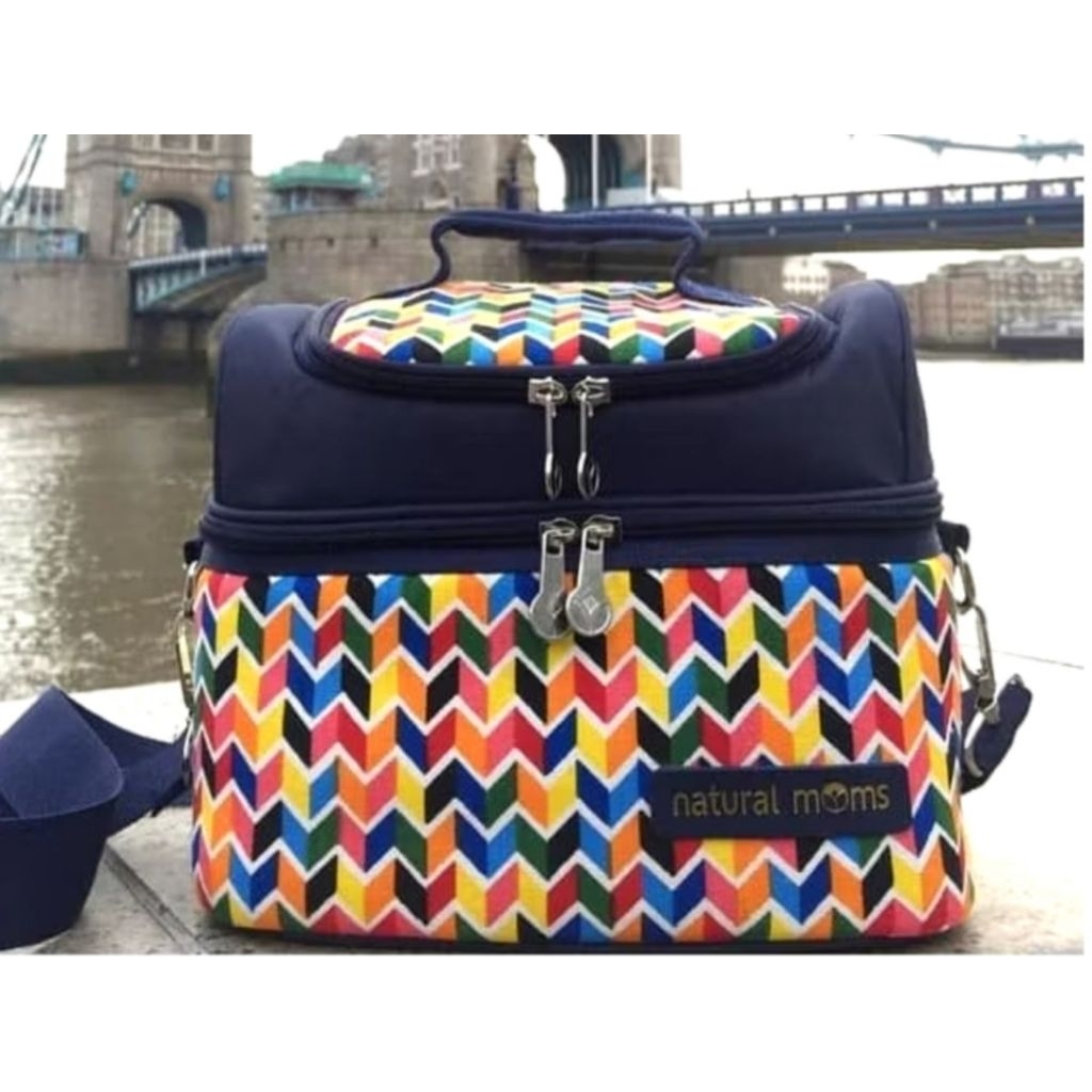 preloved natural moms cooler bag