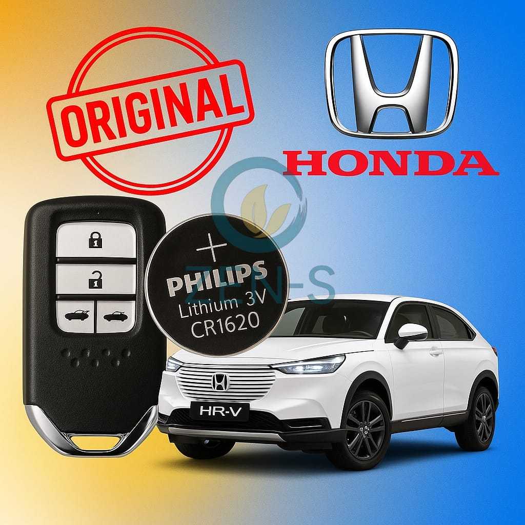 Batu Baterai Remote Keyless Mobil Honda HR-V Batre Kunci Original Batere Alarm