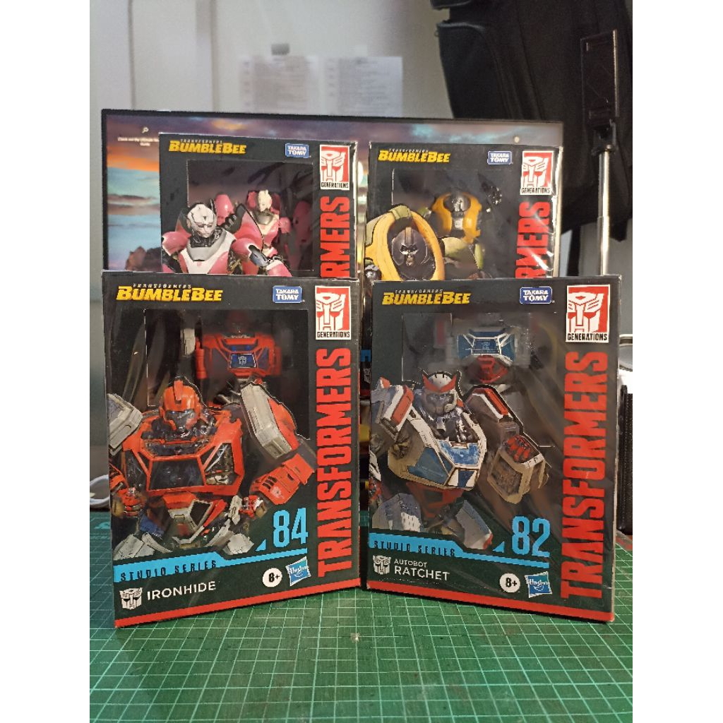 BRAWNN/ ARCEE/ IRONHIDE/ RATCHET Transformers Studio Series Bumblebee Movie SS