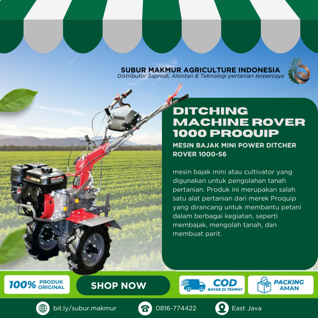 DITCHING MACHINE ROVER 1000 PROQUIP