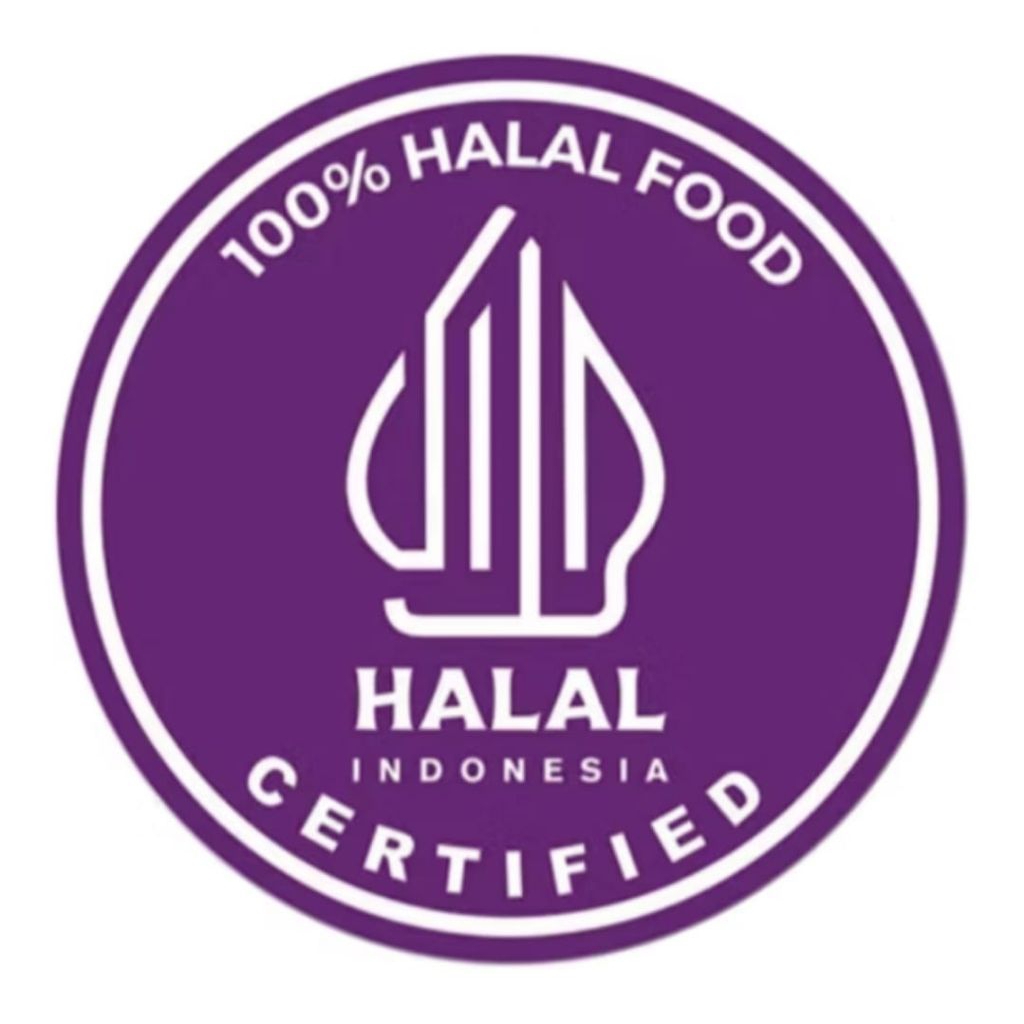 KASUNSOV - Stiker Roll 500 PCS Label makanan Halal