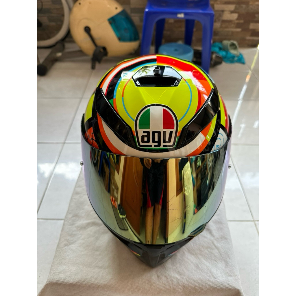 Helm AGV K3SV Original Rossi Five Element Langka Second Like New