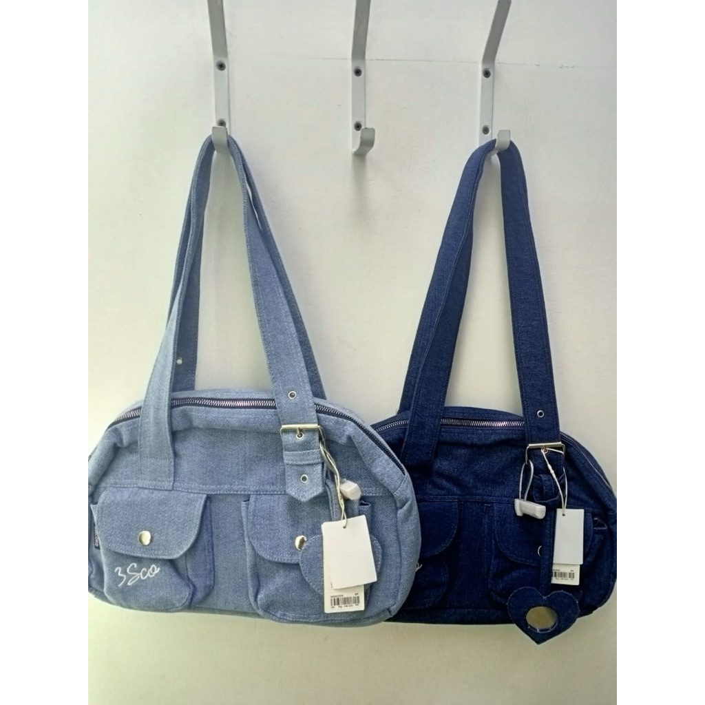 Tas Wanita Totebag 3Second Bowling Bag Cotton Love