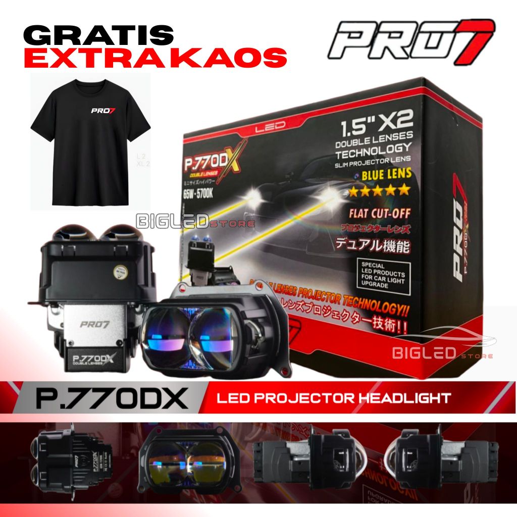 [GRATIS EXTRA KAOS] BILED PRO7 BILED P.770DX Double Lens BILED PRO7 P.770DX P770DX P 770DX P-770DX S