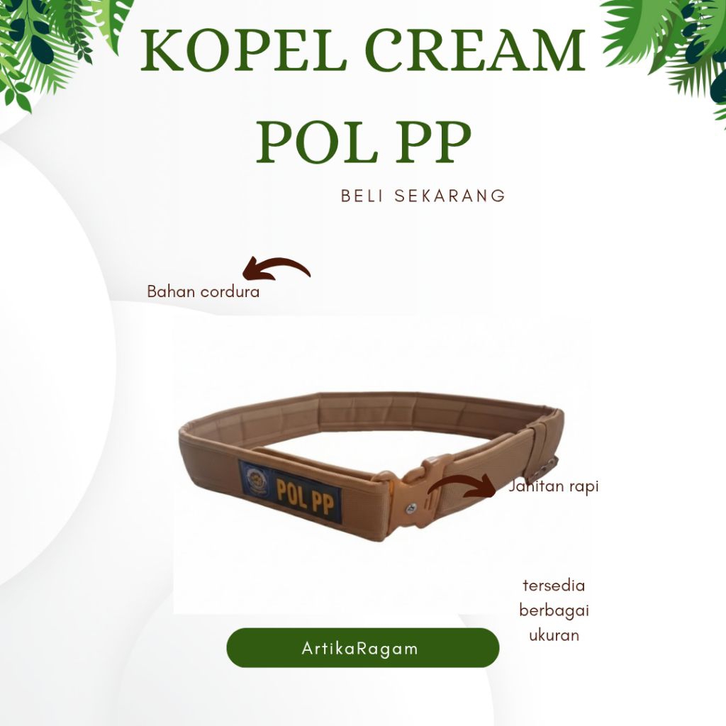 KOPEL CREAM POL PP BAHAN CORDURA