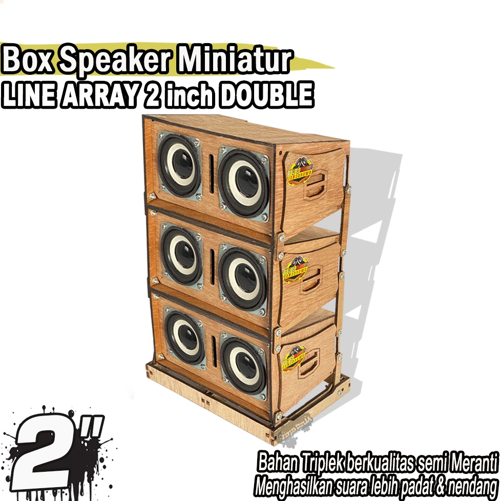Box Speaker Miniatur Line Array 2 Inch