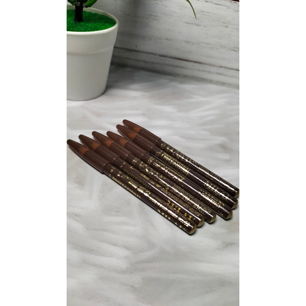 Celak Kajal 6 pcs Milai Pensil Alis Celak Mata Celak Pensil Hitam Celak Mata Coklat Original Saudi C