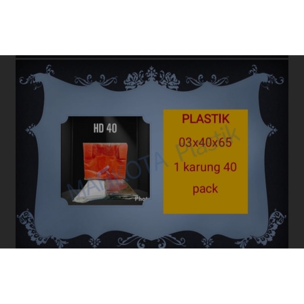 Plastik Kresek HD 40 Merah/Kresek Laundry