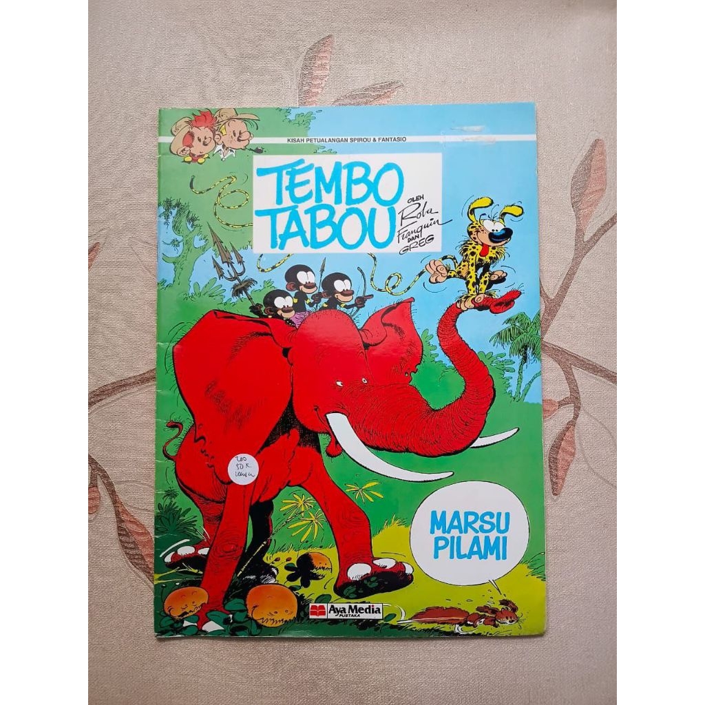 kisah petualangan spirou & Fantasio - Tembo Tabou, Marsu Pilami
