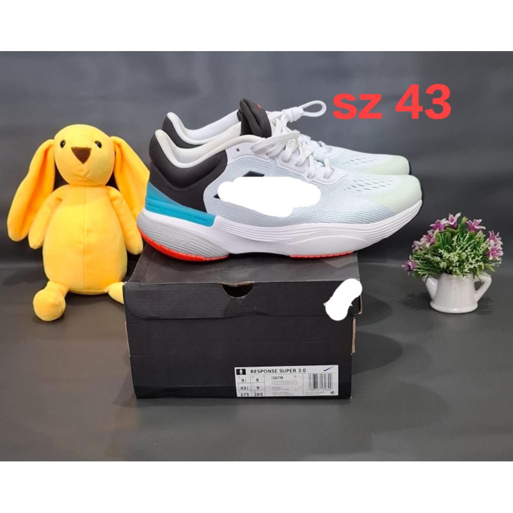 sepatu lari pria response 3.0 size 43 bekas second preloved