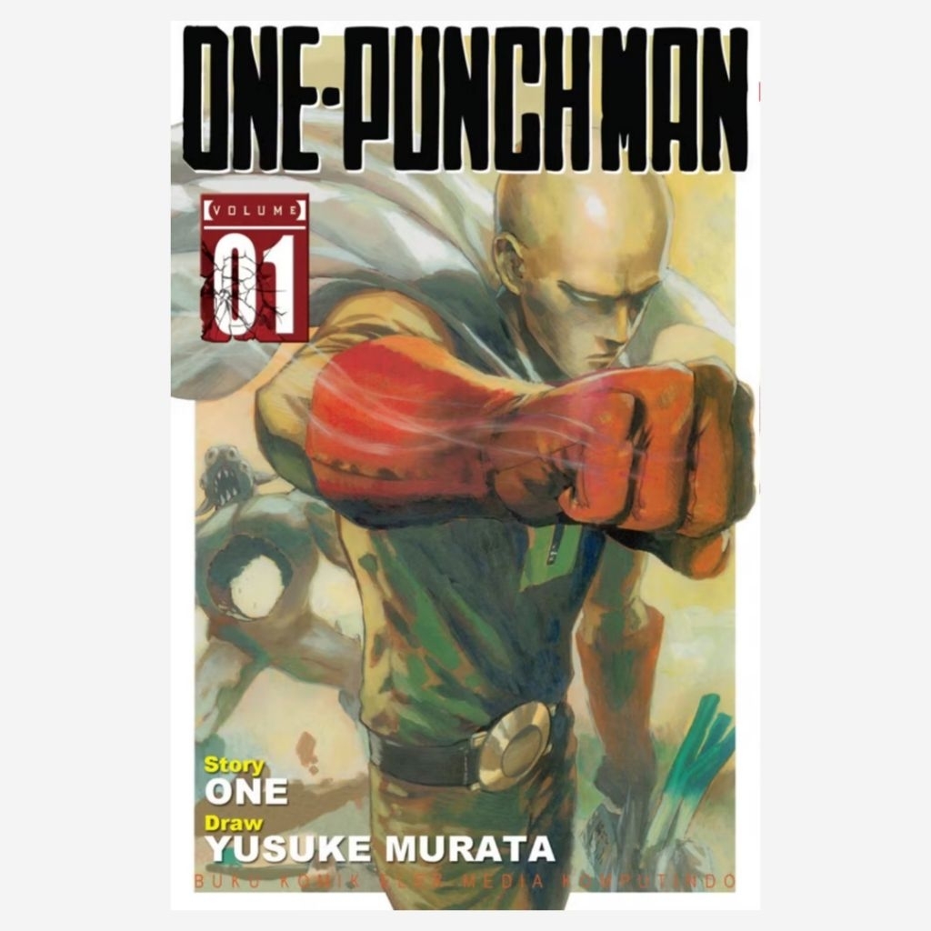 One Punch Man 01 (preloved/second/bekas) (buku koleksi komik manga terjemahan)