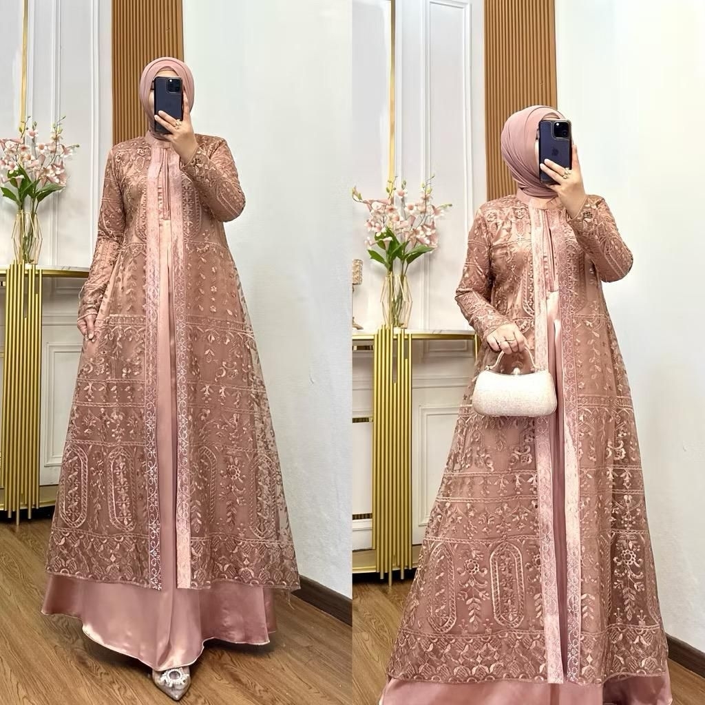Gamis wanita cantik model terbaru berkualitas bagus