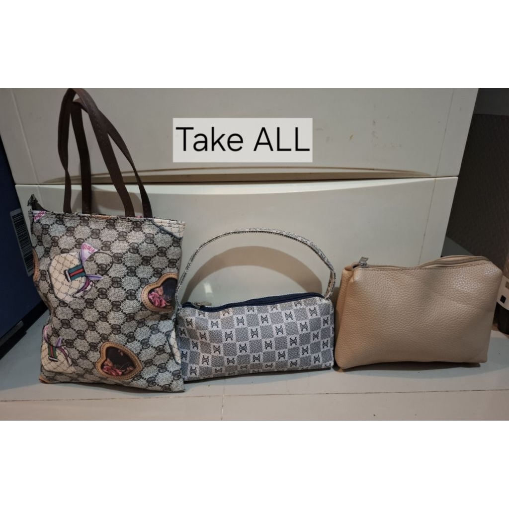 Paket tas 3pcs / Tas ketek / Pouch PL