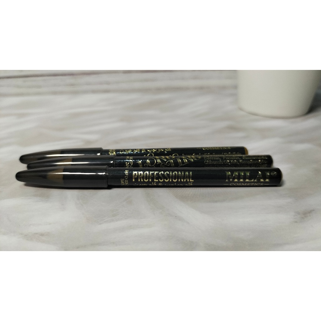 3 pcs Celak Kajal  Milai Pensil Alis Celak Mata Celak Pensil Hitam Celak Mata Coklat Original Saudi 