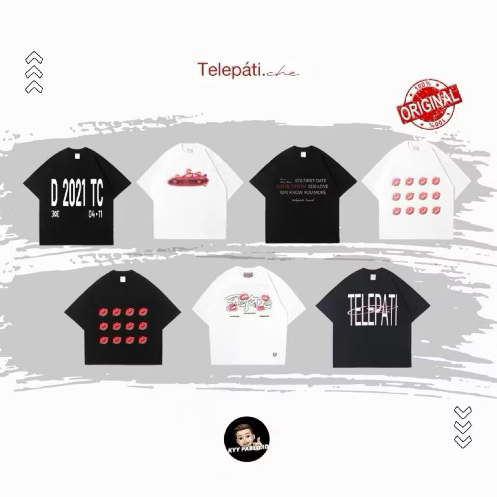 [100% ORIGINAL] T-SHIRT TELEPATI.CHE