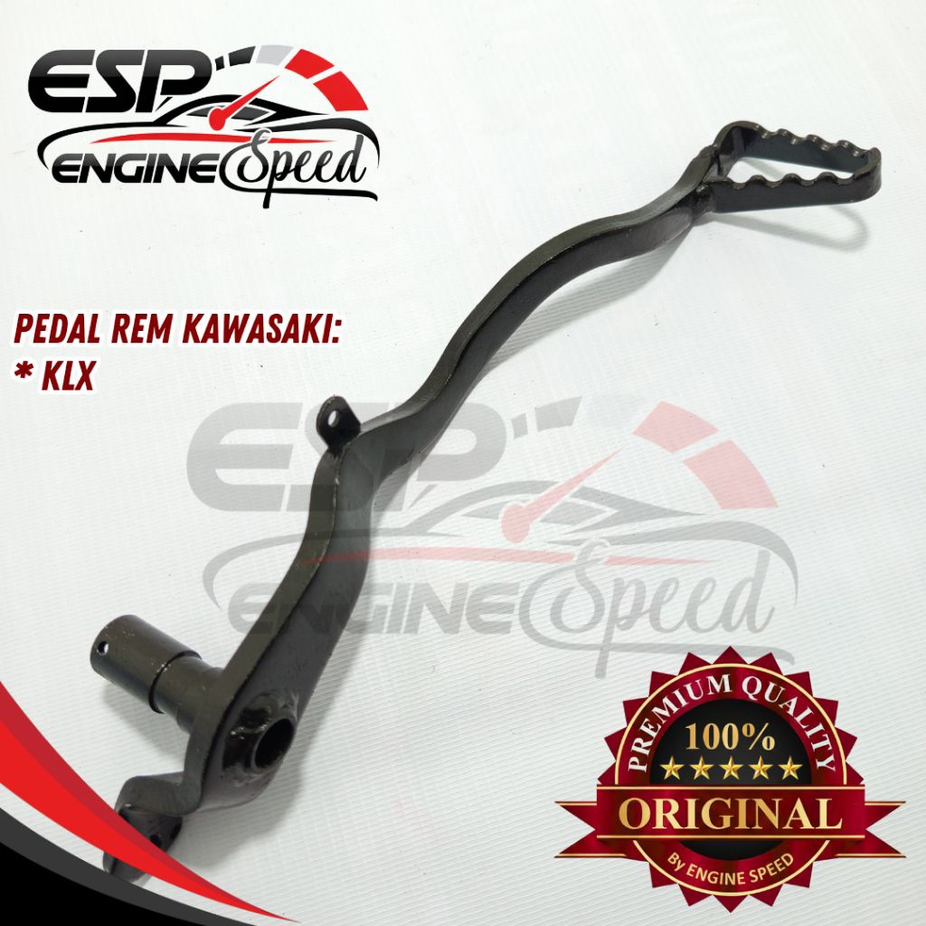 Pedal rem belakang kawasaki KLX original