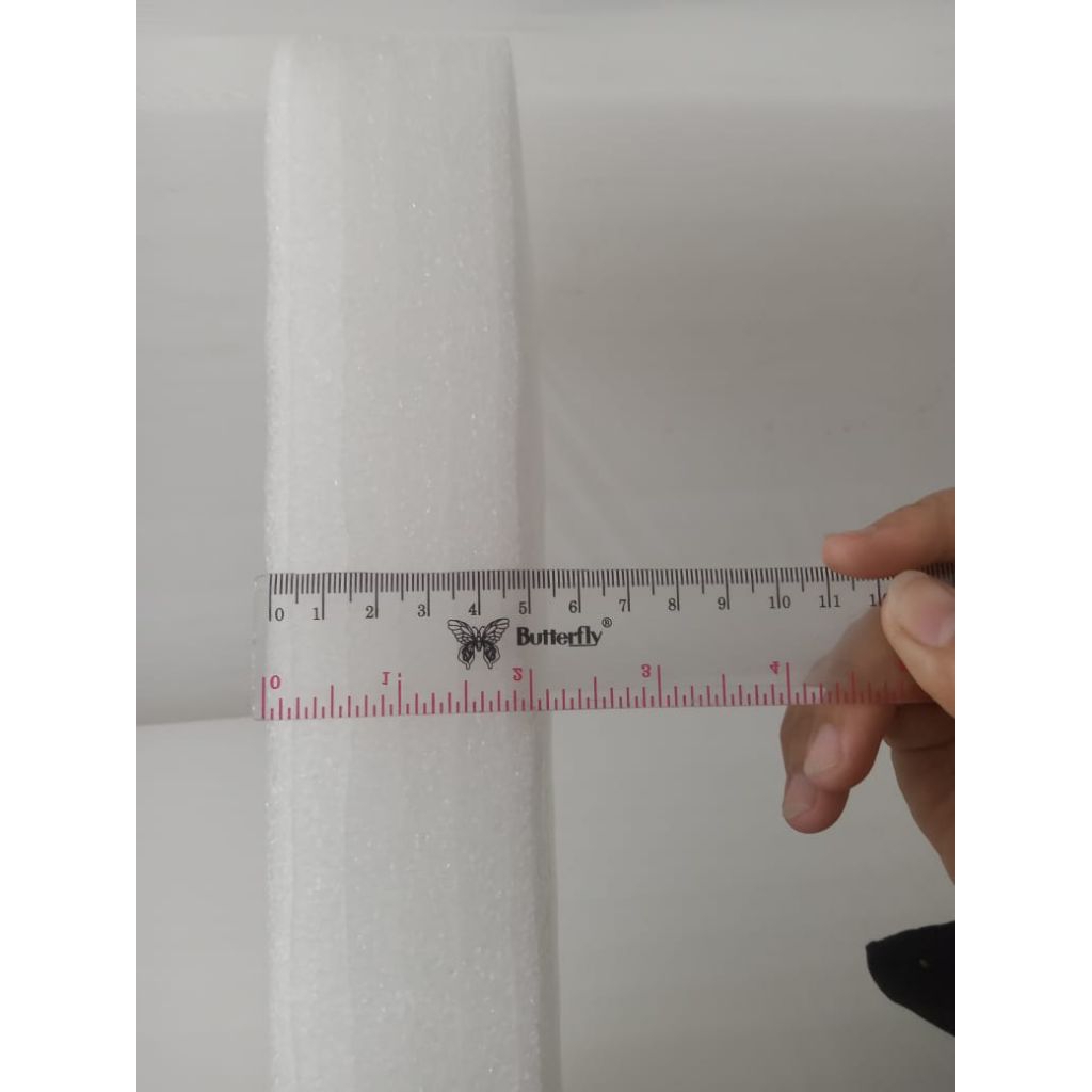 Pe Foam/Busa Packing/Busa Pelindung Warna Putih Tebal 5cmx8cmx50cm