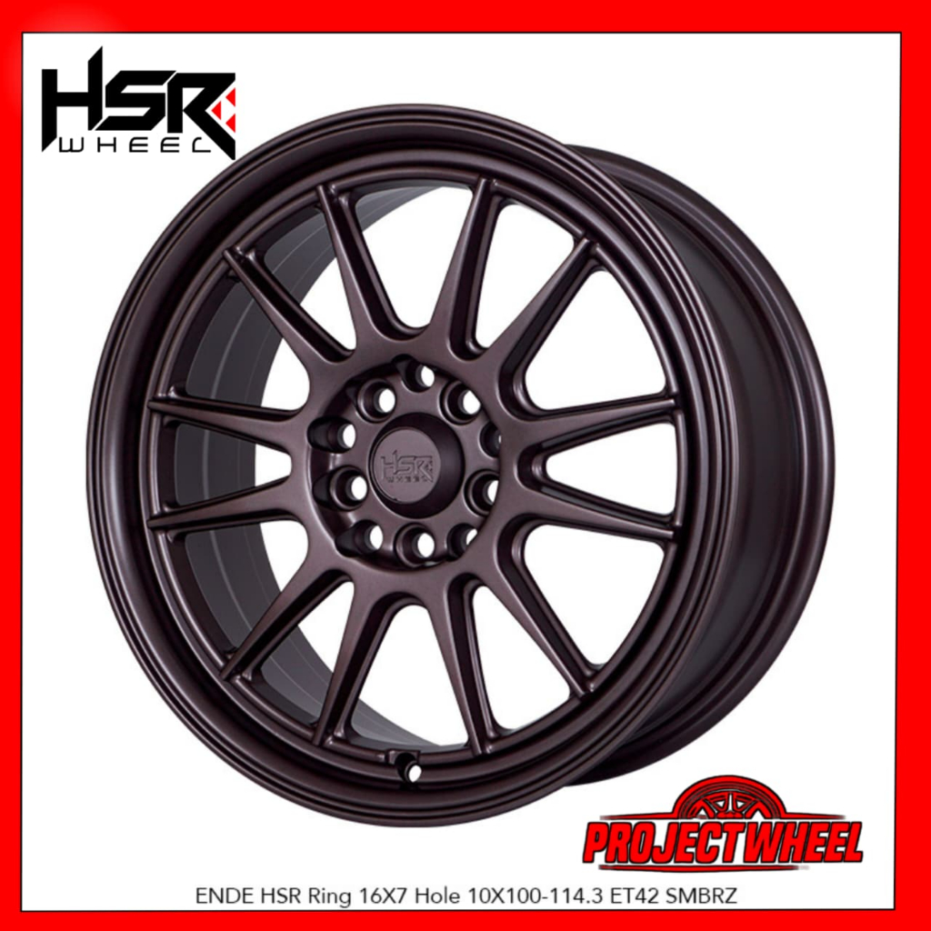 4Pcs Velg HSR Ring 16 untuk Sienta XL7 Ertiga Xpander R16 HSR ENDE