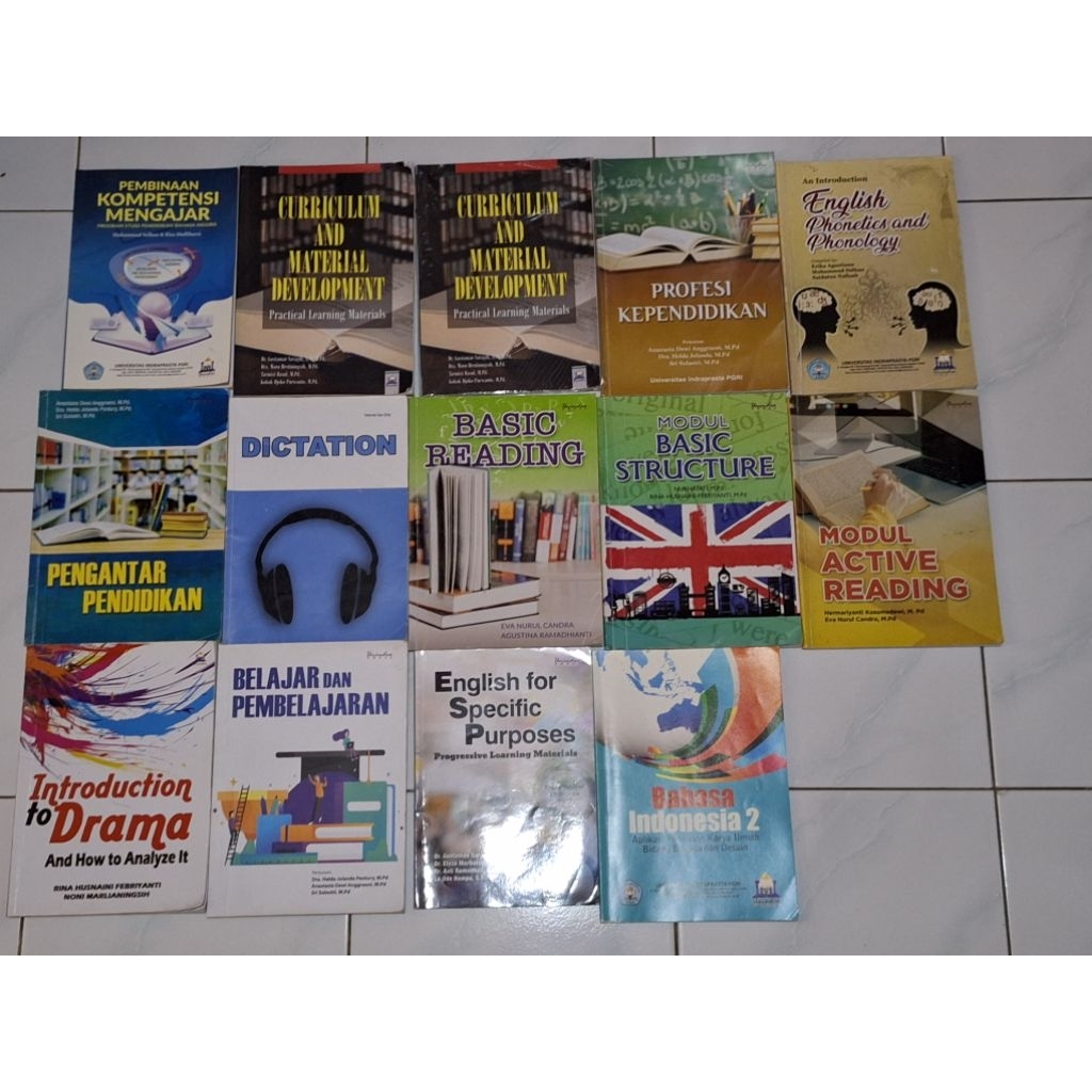 (Bekas) Buku Paket Cetak Unindra atau Koppindra