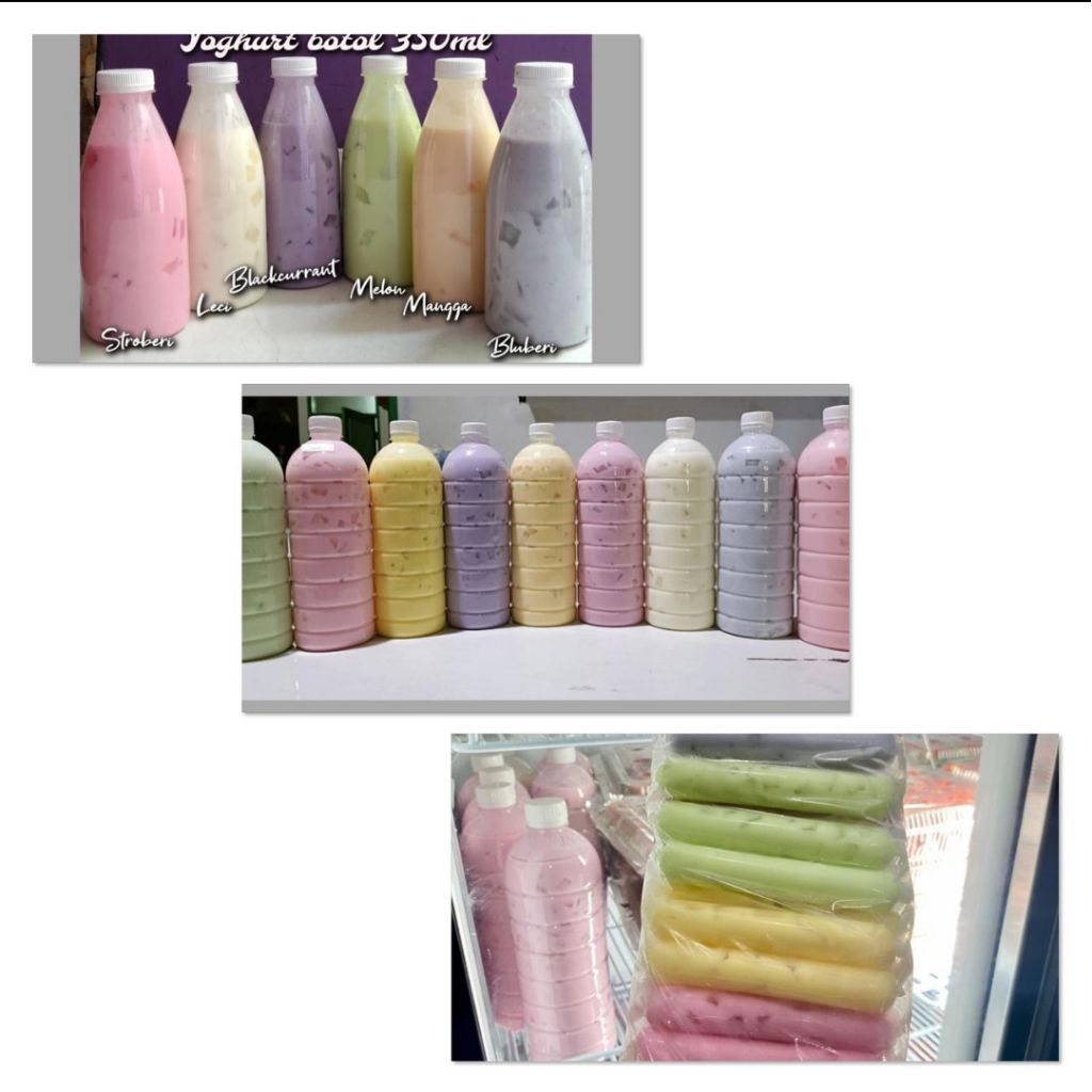 Yoghurt 1 liter | Yoghurt botol | yoghurt stik isi 30 | yoghurt bandung | Es yoghurt