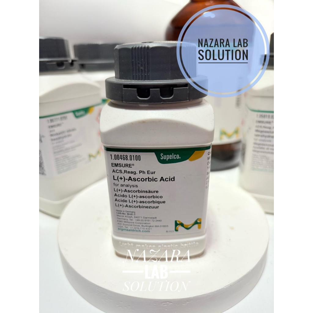 L-Ascorbic Acid - Asam Askorbat C6H8O6 - MERCK 100468 100gram