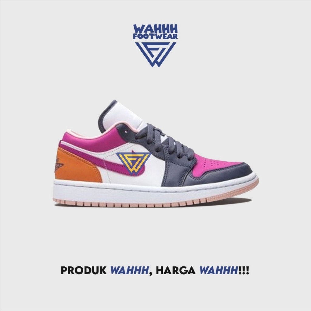 NK Jordan 1 Low - Mismetched Purple Magenta