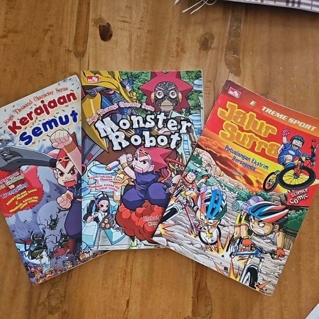 Koleksi Sains Comic Bekas Layak Baca