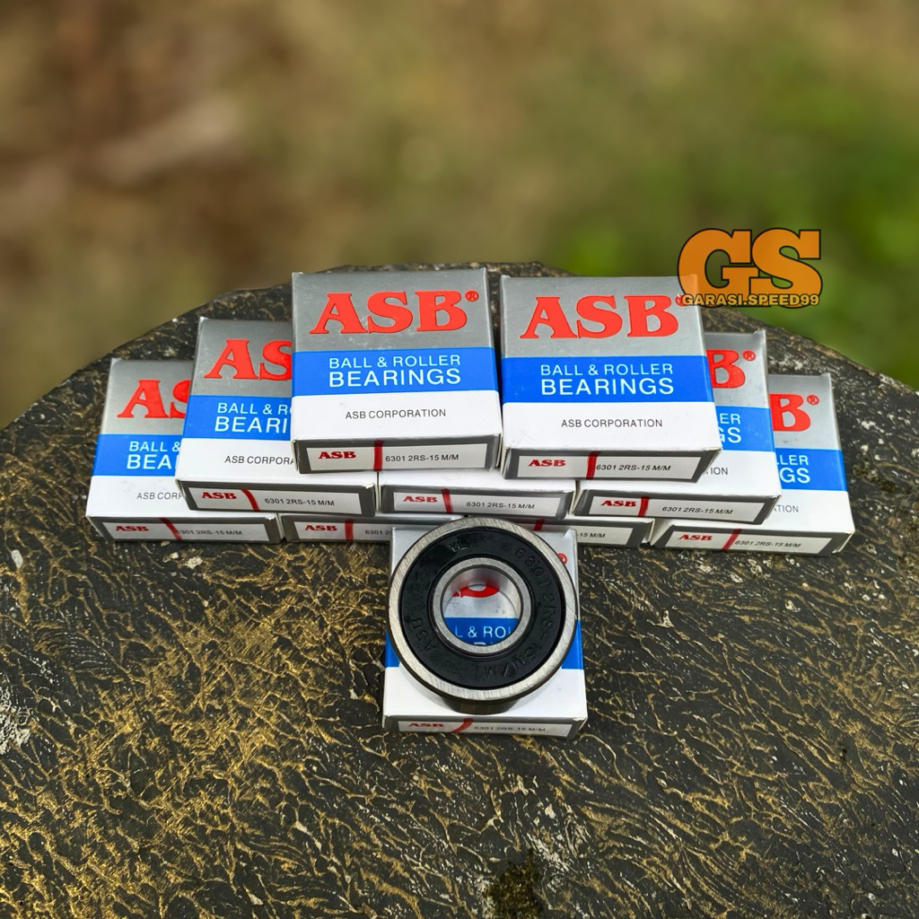 LAKER ASB 6301 15MM 12MM LAHER BEARING ASB ORIGINAL 6301 AS 15 AS 12