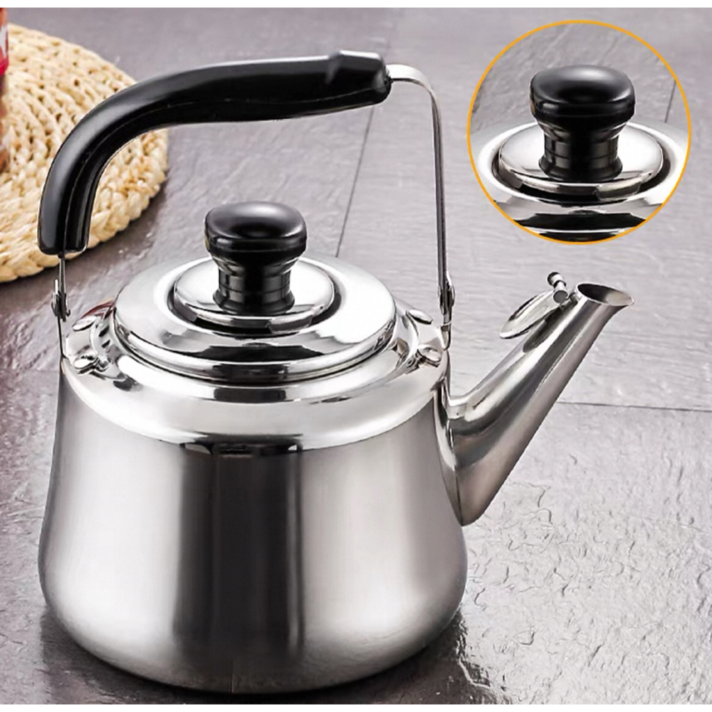 Teko Siul Air Panas Stainless Tebal Besar 7 Liter