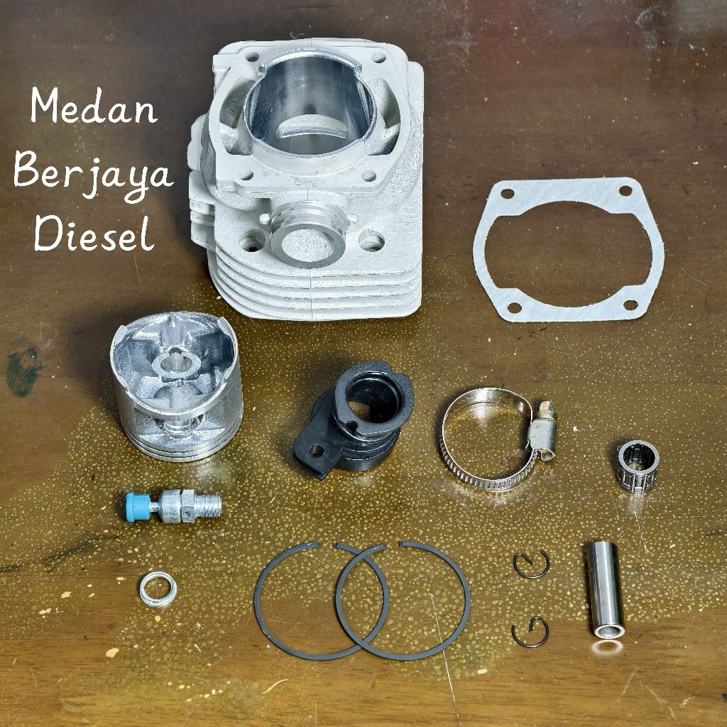 Cylinder Block Assy Chainsaw Husqvarna 365 372 Original KimWang Blok Komplit Husvana