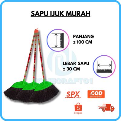 Sapu Lantai Ijuk Sapu Ijuk Lantai Sapu Duk Hitam Sapu Ijuk Hitam Sapu Ijuk Murah