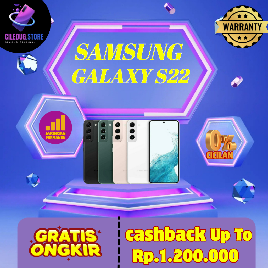 SEIN Samsung Galaxy S22 5G 8/256GB 8/128GB Second Fullset Original