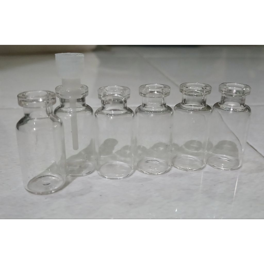 Botol kaca tester Parfum kaca  4cc 100pcs